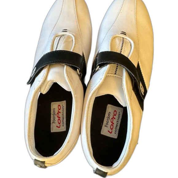 FootJoy LoPro 97157K Ladies Women Spiked White Leather Shoes USA 7.5 Medium - Picture 3 of 5